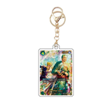 Card Keychain - One Piece - Roronoa Zoro Character Promo, Alt Art, Foil P-025