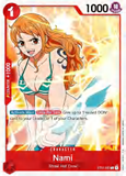 Card Keychain - One Piece - Nami Character ST01-007 #316