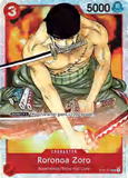 Card Keychain - One Piece - Roronoa Zoro Character Alt Art, foil OP01-001