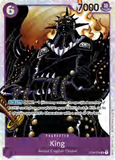 Card Keychain - One Piece - King Character Alt Art Foil CT04-004