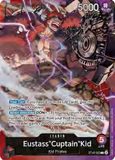 Card Keychain - One Piece - Eustass"Captain"Kid Leader Foil ST10-003