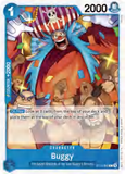 Card Keychain - One Piece - Buggy Character Foil OP01-070
