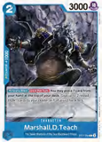 Card Keychain - One Piece - Marshall.D.Teach Character Parallel OP01-073