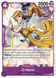 Card Keychain - One Piece - O-Nami Character ST01-002
