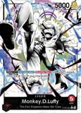 Card Keychain - One Piece - Monkey.D.Luffy Leader Manga Art Parallel ST01-001