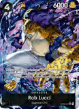 Card Keychain - One Piece - Rob Lucci Character Parallel/Alt Art OP05-044