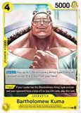 Card Keychain - One Piece - Bartholomew Kuma Character Foil OP04-094