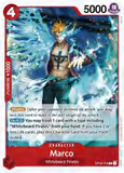 Card Keychain - One Piece - Marco Character Super Rare OP02-016