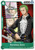 Card Keychain - One Piece - Roronoa Zoro Character Foil OP01-002