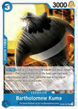 Card Keychain - One Piece - Bartholomew Kuma Character OP02-057
