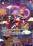 Card Keychain - One Piece - Perona Character Alt Art OP01-089
