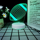 3D LED Night Light - American football