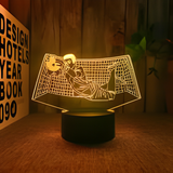 3D LED Night Light - Soccer Goalkeeper