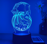 3D LED Night Light - Basketball Player Dunking