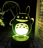 3D Illuminated Art - Studio Ghibli - Totoro 3D Illusion LED Night Light 16 Colors