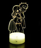 3D Illuminated Art - Teasing Master Takagi-san - Takagi-san and Nishikata 3D Illusion LED Night Light 16 Colors