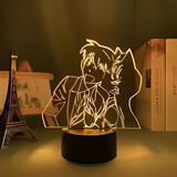 3D Illuminated Art - Detective Conan - Shinichi Kudo and Ran Mouri 3D Illusion LED Night Light 16 Colors #7819