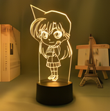 3D Illuminated Art - Detective Conan - Q-version Ran Mouri 3D Illusion LED Night Light 16 Colors