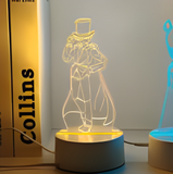 3D Illuminated Art - Detective Conan - Kaito Kid 3D Illusion LED Night Light 16 Colors #7831