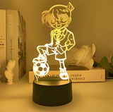 3D Illuminated Art - Detective Conan - Conan with soccer ball 3D Illusion LED Night Light 16 Colors