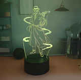 3D Illuminated Art - Detective Conan - Gin 3D Illusion LED Night Light 16 Colors