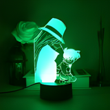 3D Illuminated Art - Detective Conan - Gin and Conan 3D Illusion LED Night Light 16 Colors