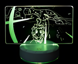 3D Illuminated Art - Wonder Egg Priority - Ai Ohto 3D Illusion LED Night Light 16 Colors