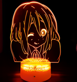 3D Illuminated Art - K-On! - Hirasawa Yui 3D Illusion LED Night Light 16 Colors #8002