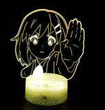 3D Illuminated Art - K-On! - Hirasawa Yui 3D Illusion LED Night Light 16 Colors #8004