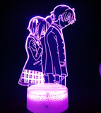 3D Illuminated Art - Love, Chunibyo & Other Delusions - Yūta Togashi and Rikka Takanashi 3D Illusion LED Night Light 16 Colors