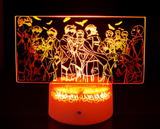 3D Illuminated Art - Haikyuu!! - Group Photo 3D Illusion LED Night Light 16 Colors