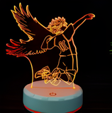 3D Illuminated Art - Haikyuu!! - Hinata Shoyo 3D Illusion LED Night Light 16 Colors #8509