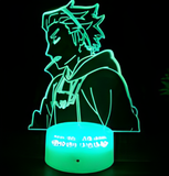 3D Illuminated Art - Haikyuu!! - Keishin Ukai 3D Illusion LED Night Light 16 Colors