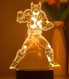3D Illuminated Art - Kamen Rider - Kamen Rider 1 3D Illusion LED Night Light 16 Colors #8702