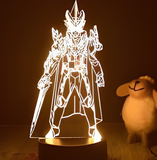 3D Illuminated Art - Kamen Rider - Kamen Rider Saber 3D Illusion LED Night Light 16 Colors