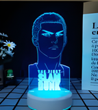 3D Illuminated Art - Slam Dunk - Hanamichi Sakuragi 3D Illusion LED Night Light 16 Colors #8910