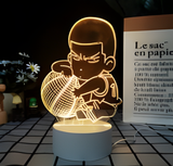3D Illuminated Art - Slam Dunk - Hanamichi Sakuragi 3D Illusion LED Night Light 16 Colors #8911