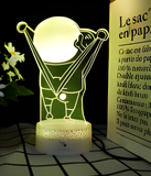 3D Illuminated Art - Crayon Shin-chan - Shin-chan's Butt 3D Illusion LED Night Light 16 Colors