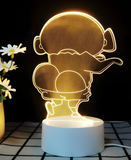 3D Illuminated Art - Crayon Shin-chan - Shin-chan's butt (from behind) 3D Illusion LED Night Light 16 Colors