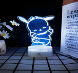 3D LED Night Light - Sanrio - Pochacco