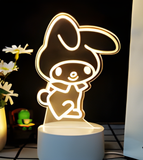 3D Illuminated Art - Sanrio - My Melody 3D Illusion LED Night Light 16 Colors #515