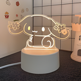 3D LED Night Light - Sanrio - Cinnamoroll