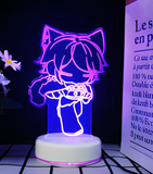 3D Illuminated Art - Sky: Children of the Light - Chibi Cat Boy 3D Illusion LED Night Light 16 Colors