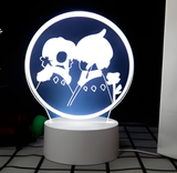 3D LED Night Light - Sky - Cherry Blossom and Shota