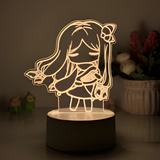 3D LED Night Light - Toilet-Bound Hanako-kun - Rain Mother Chibi Girl