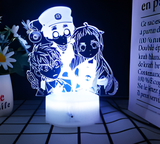 3D Illuminated Art - Toilet-Bound Hanako-kun - Hanako-kun group 3D Illusion LED Night Light 16 Colors