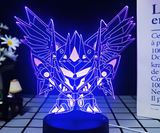 3D Illuminated Art - Eggy Party - Crime Hunter Asura Mecha 3D Illusion LED Night Light 16 Colors