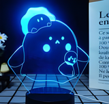 3D Illuminated Art - Eggy Party - Poached Egg 3D Illusion LED Night Light 16 Colors