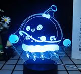 3D Illuminated Art - Eggy Party - Jellyfish Uraia 3D Illusion LED Night Light 16 Colors #8815