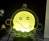 3D Illuminated Art - Eggy Party - Jellyfish Uraia 3D Illusion LED Night Light 16 Colors #8816